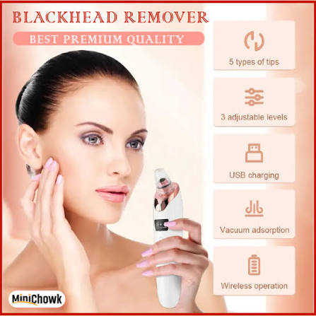 5 in 1 Electric Rechargeable Black Head Remover Machine