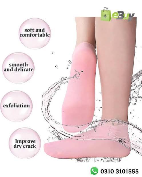 Silicon Moisturising Socks | With Box | 70 Gram