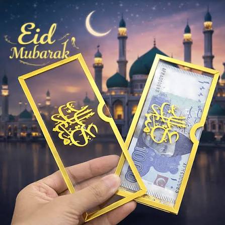 Eid Mubarak Envelopes – Acrylic & Wooden
