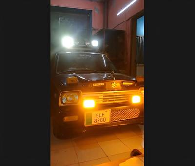 Premium HJG LED Headlight for Bikes (White & Yellow)