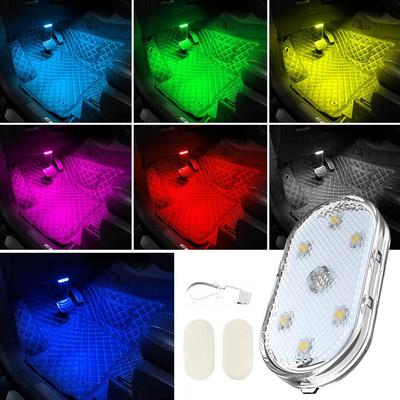 Car LED Decor Lamp with Remote Control (Multi Color)