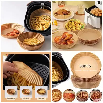 Air Fryer Disposable Paper Liner (50 Pieces)