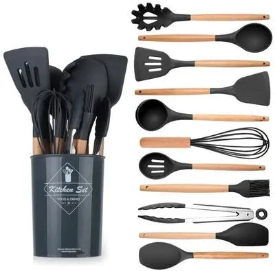 12 Pcs Silicone Kitchen Utensil Set