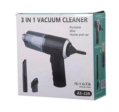 3-in-1 Portable Vacuum Cleaner with Attachments