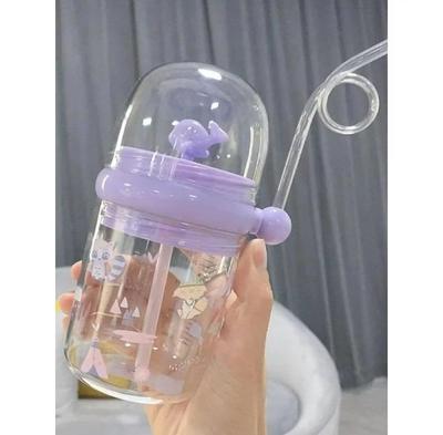 Kids Transparent Water Bottle 600ml (ABS Plastic)