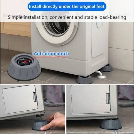 Anti Vibration Washing Machine Pads – (Pack of 4) | Imported
