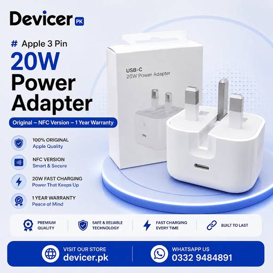 Apple Original 20W Charger (NFC) – UK Import