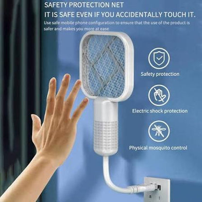 Mini USB Electric Mosquito Racket, Rechargeable Summer Fly Swatter