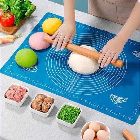 Non-Stick Silicone Roti & Pastry Rolling Mat – Reusable Baking Sheet