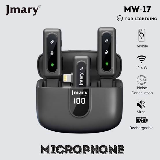 Jmary MW-17 2.4G Wireless Microphone for Mobile