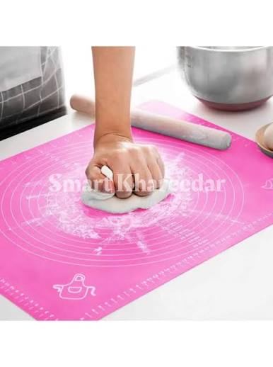 Non-Stick Silicone Roti & Pastry Rolling Mat – Reusable Baking Sheet