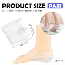 Silicon Bionic Height Increase Sole Pads – (Pair)